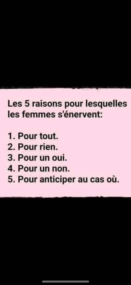 Petite taquinerie avant d'y aller. 😅