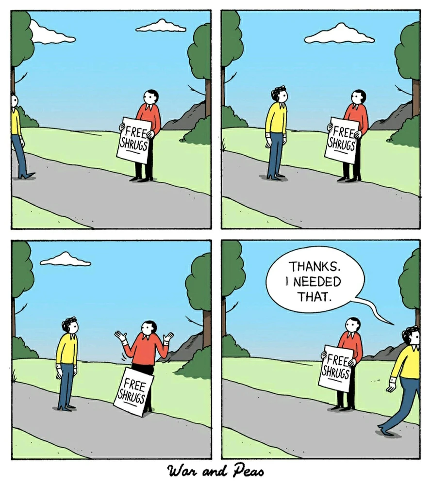 "Life, am I right?" 🤷🏽‍♀️