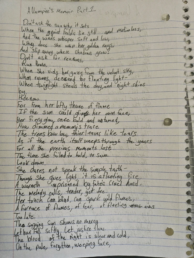 A Vampires Memoir