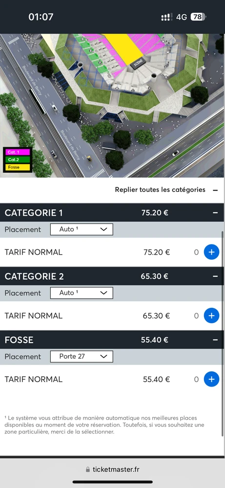 Falling in reverse Paris