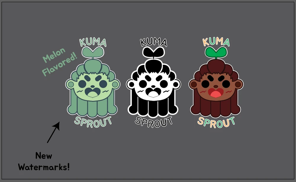 Color, Black & White, and Melon! (Big Melon Journey fan here)