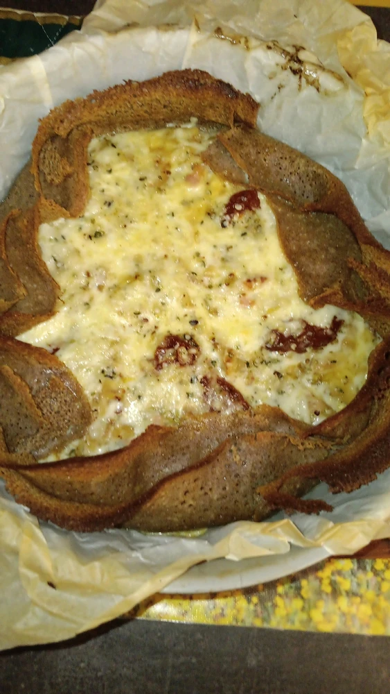 Quiche aux galettes de sarrasin
