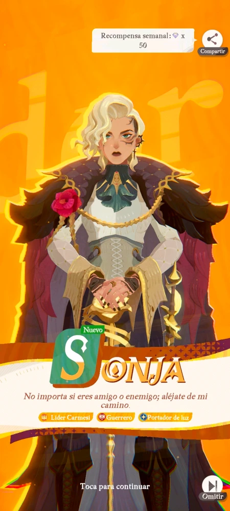 Tiradas a Sonja 🌹🖤 (AFK JOURNEY)