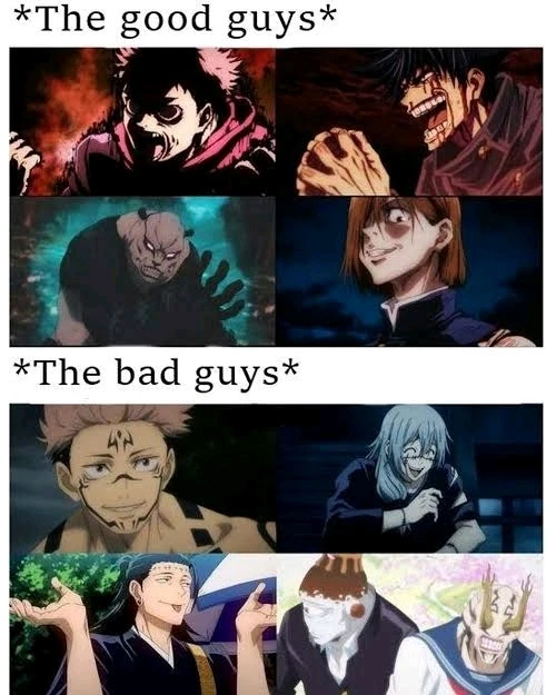 I love the idea that the coolest people in this anime are the darkest ones hahahahah
