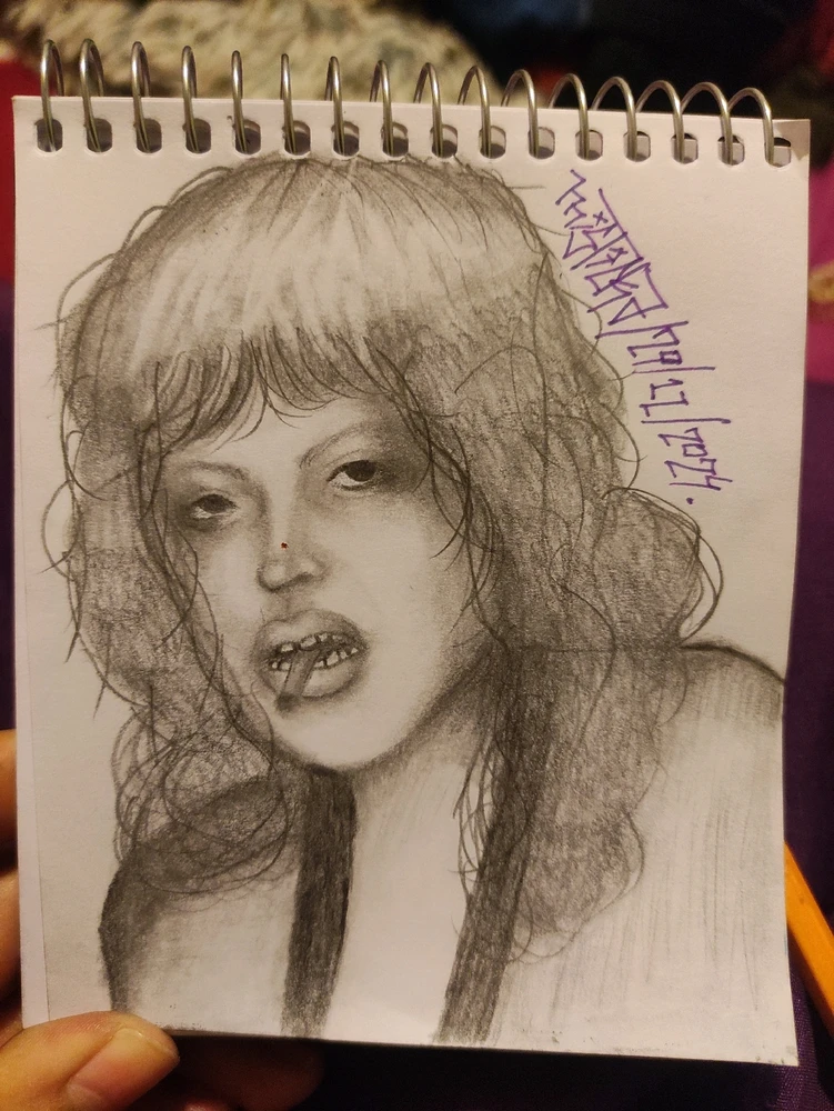 Cuando tengo mucha ansiedad no puedo parar de dibujar.