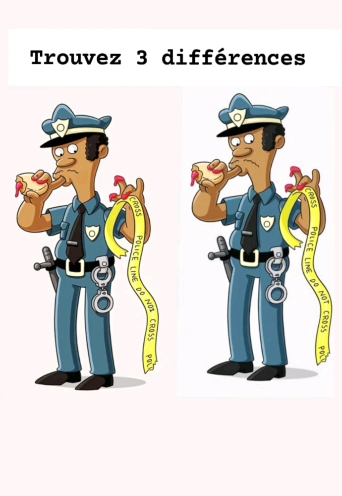 Trois différences 🤔🥳