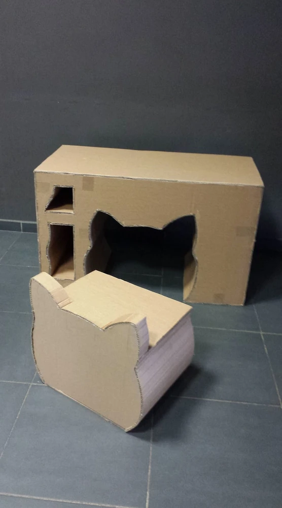 Meuble en carton / cardboard furniture