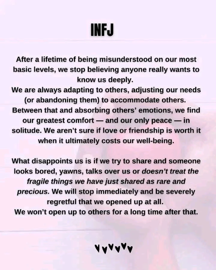 INFJ Truth or No?