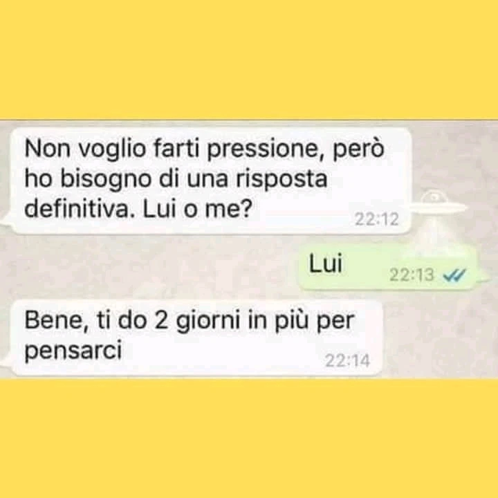 Mai prendere decisioni affrettate