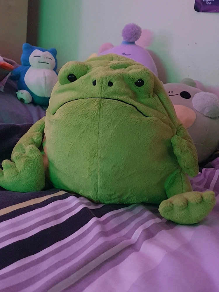 There are no frogs grumpier than mine and if you disagree then he gets grumpier!