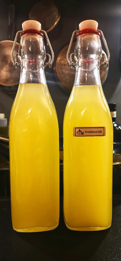 Knoblauchöl - flüssiges Gold für alle die 🧄 mögen, ihn aber nicht gerne schneiden ☺️