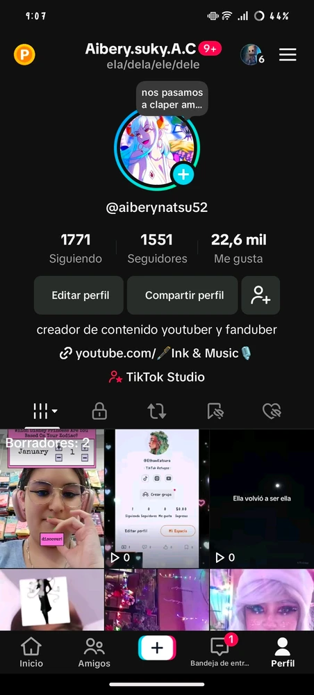 Cuenta de tik tok oficial