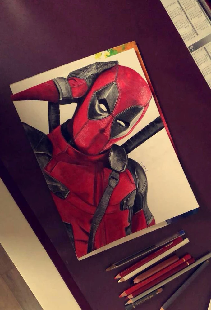 Deadpool Zeichnung