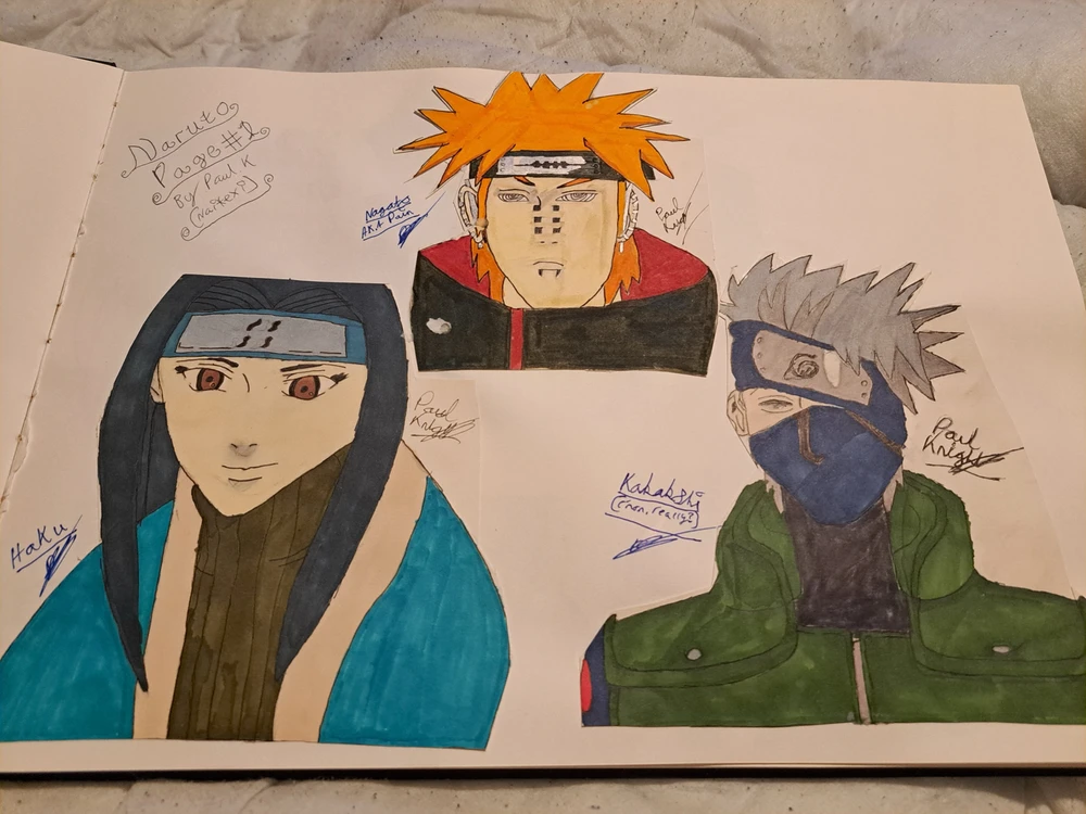 Left - Haku
Middle - Nagato (Pain)
Right - Kakashi