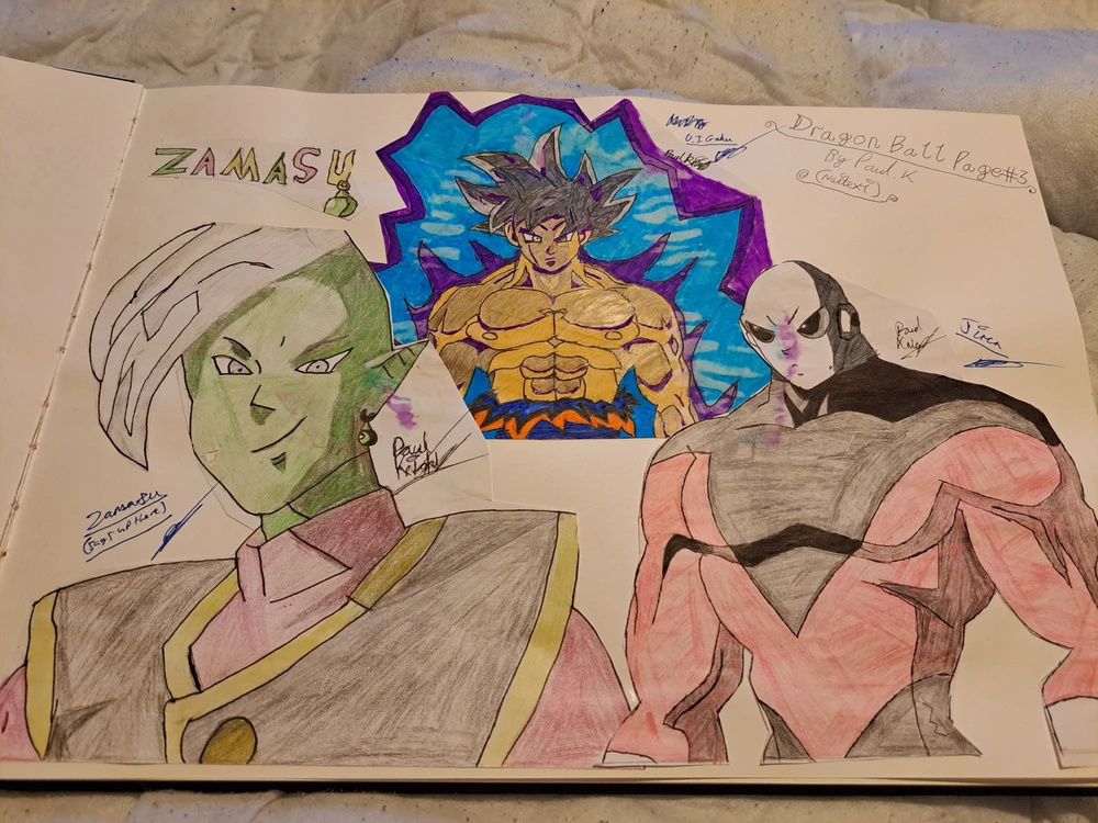Left - Zamasu (Kai Training attire)
Middle - Mastered Ultra Instinct
Right - Jiren (ToP)