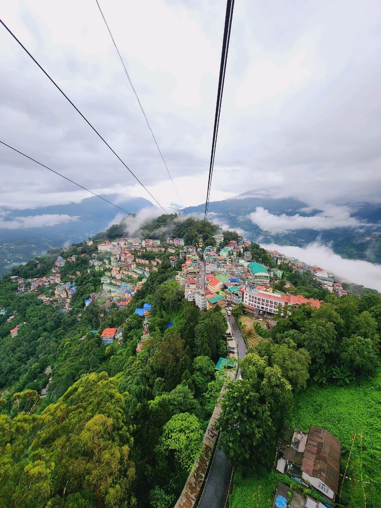 Gangtok Ropeway view 