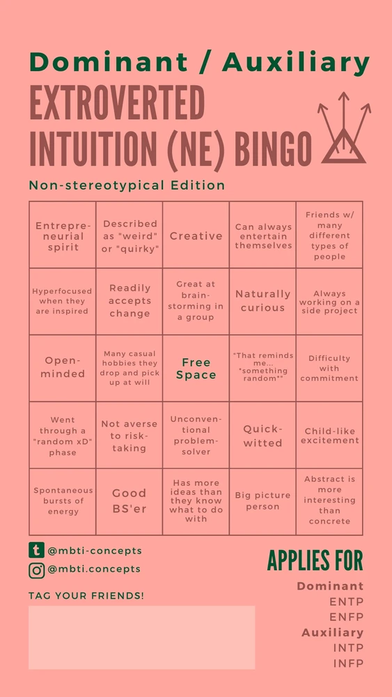 BINGO ENFP