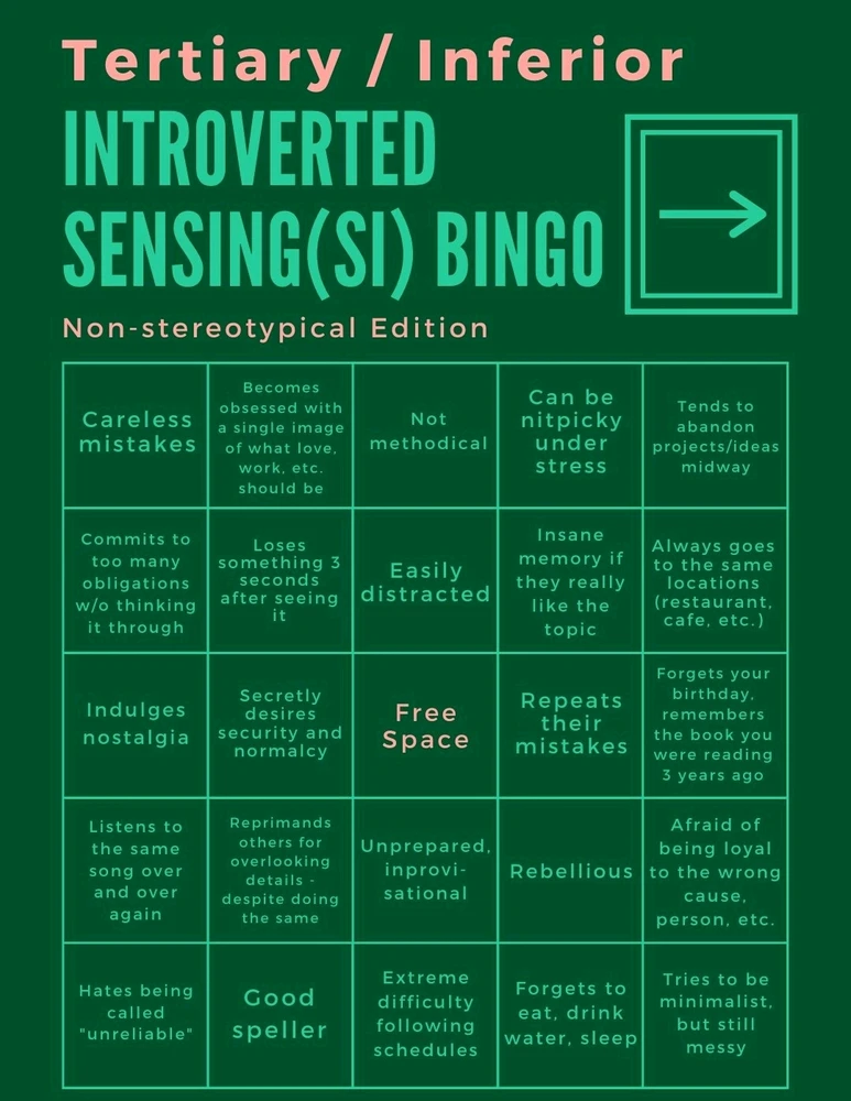 BINGO ENFP