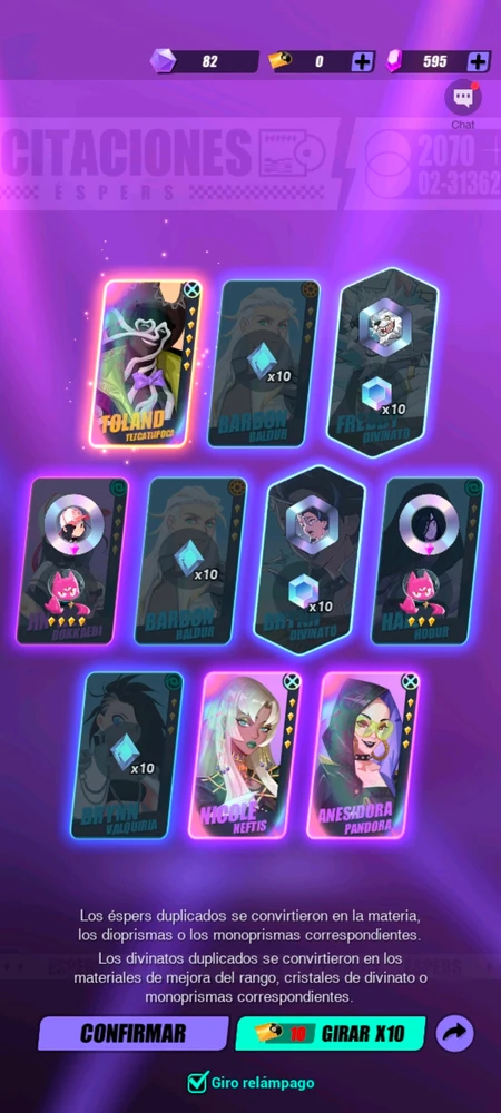 No juego mucho, pero tenía que presumir 🫄 - Dislyte