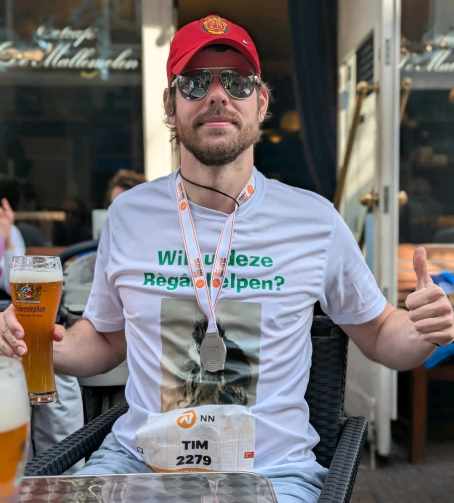 Na 6 weken leven als een monnik had ik wel een bier verdiend ;)