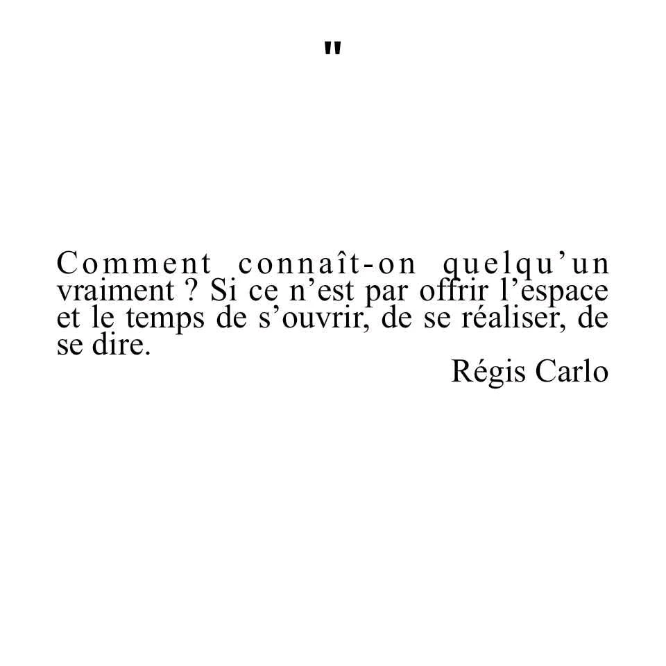 Faire connaissance...