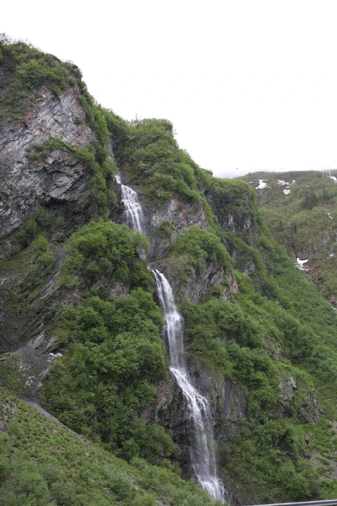 Waterfalls in Keystone Canyon.