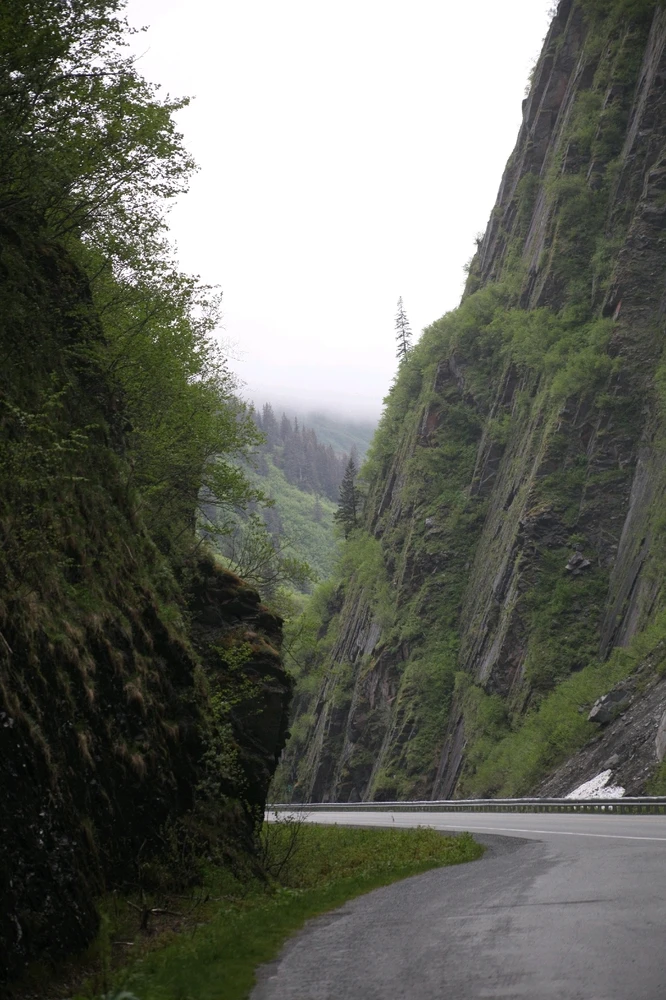 Keystone Canyon, looking north, away from Valdez.