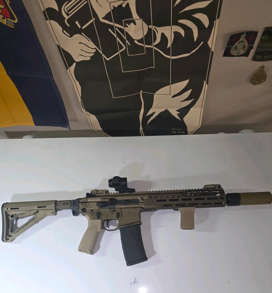 Just needs a good repro NGAL and Scoutlight! Putting in an aftermarket trigger today. Got the Cluchlok SLX supp last week! 