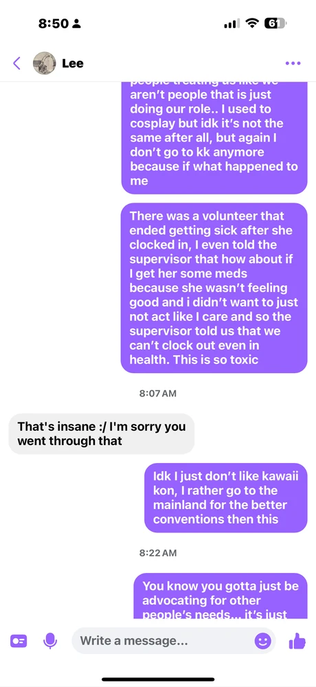 This person doesn’t understand me