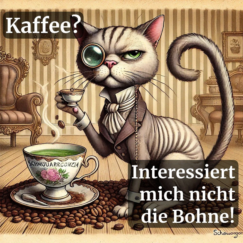 Und auch ohne Milch und Zucker!