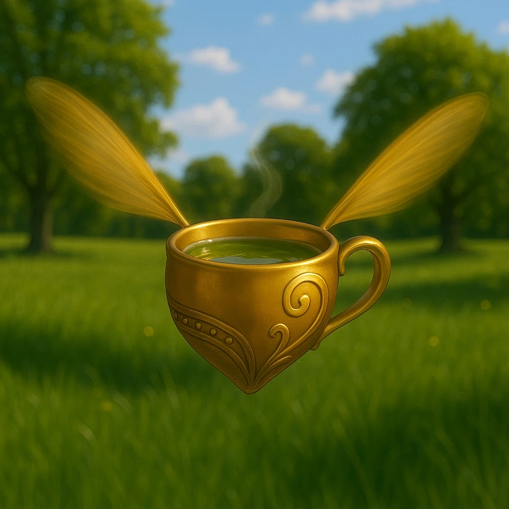 Behandle deinen Tee, wie einen Goldenen Schnatz