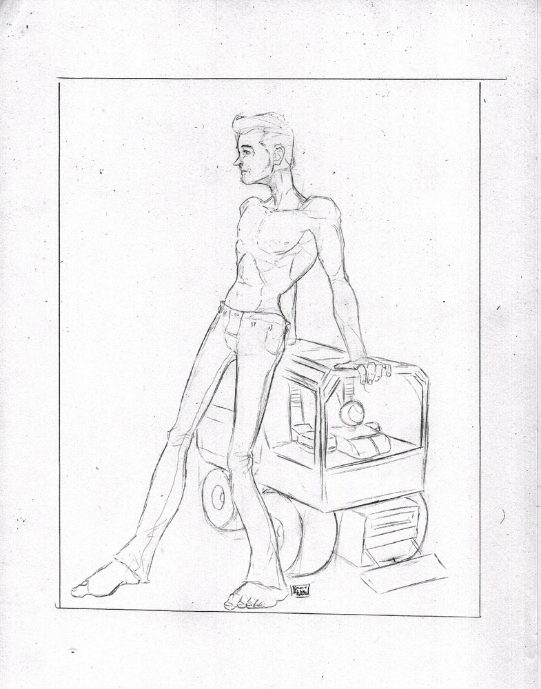 Tonight's character sketch: 'Dude.'