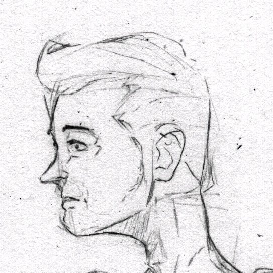 Tonight's character sketch: 'Dude.'