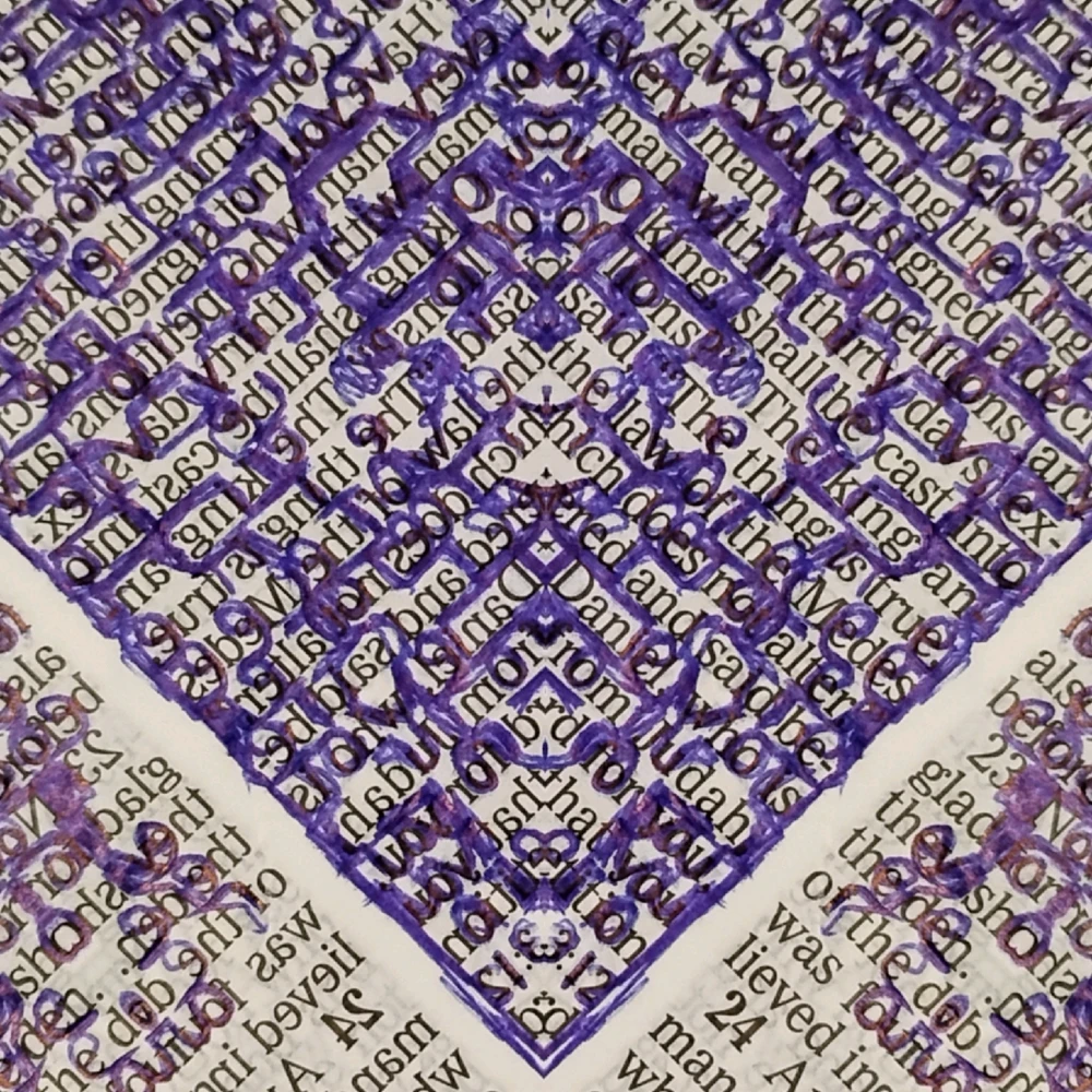 If you get good at looking from angles. You will start to see a 3 dimensional picture of page. 