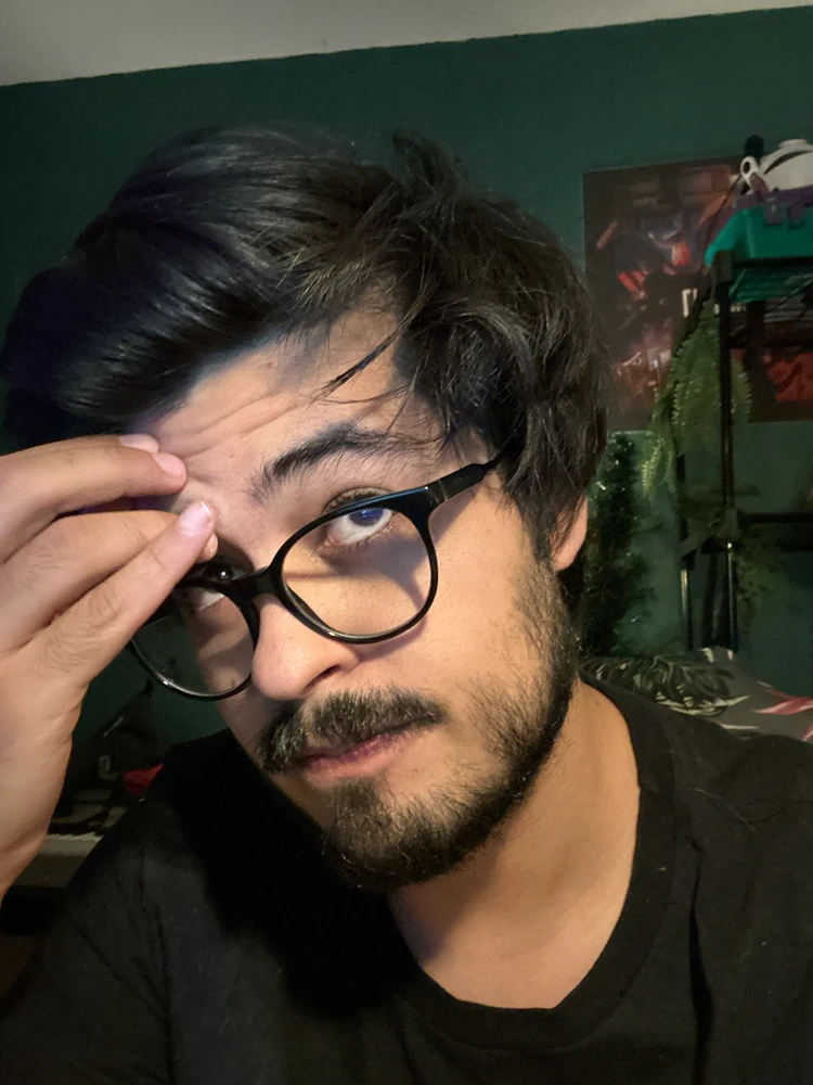 A felicidade do artista transborda a tela