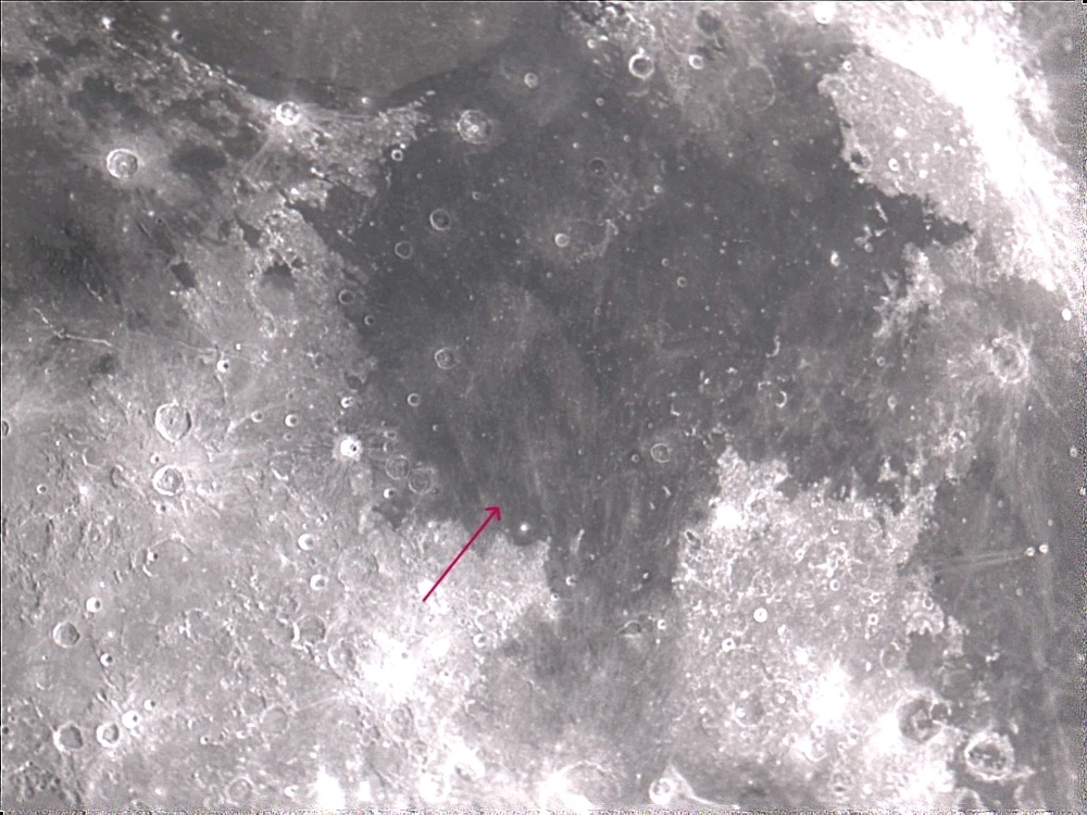 Site d'atterrissage Apollo 11, Mer de la Tranquillité.