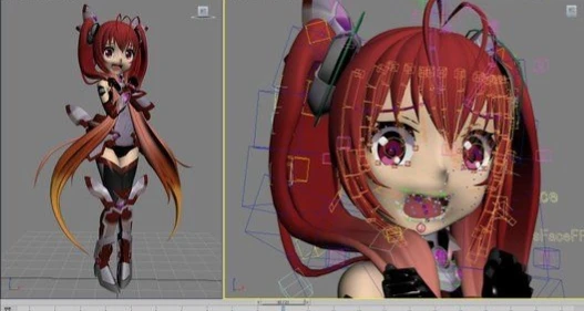 Анимация 3D модель