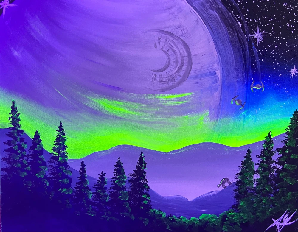 My painting from yesterdays class