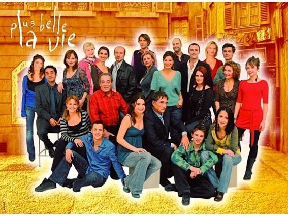 This is an unofficial image of the French drama "Plus Belle La Vie"