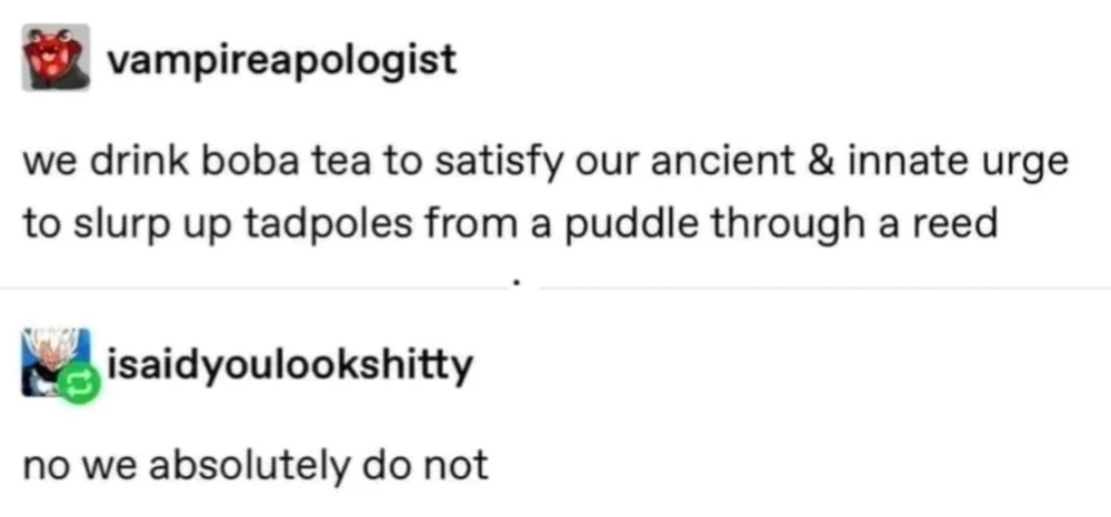 Who else thinks Boba tea k8nda disgusting..