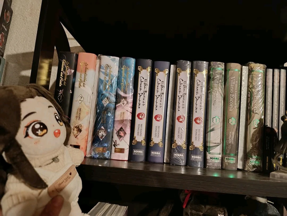 Un poco de mis libros uwu