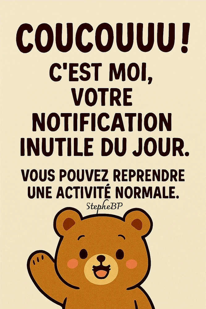 Bonne journée les BooS