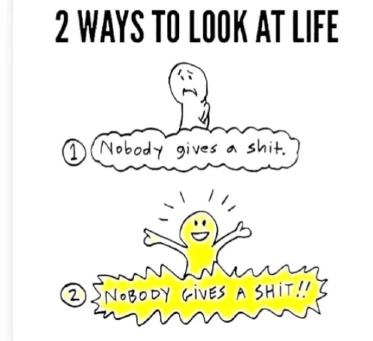 Look on the bright side! 🤭