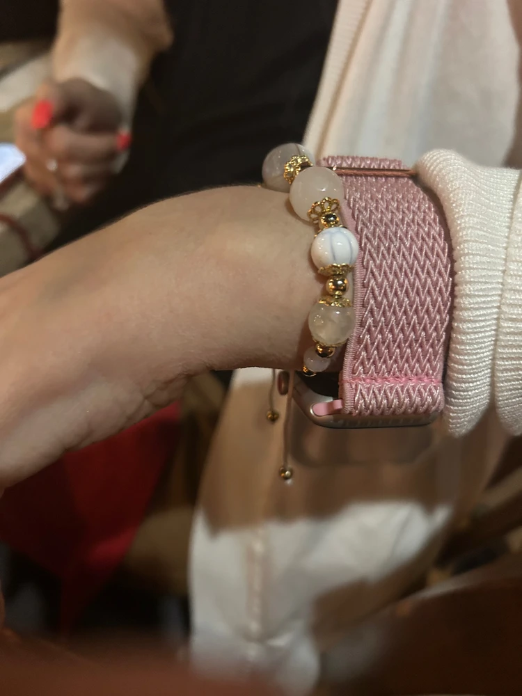 The pearls are how she connects to me and my family 