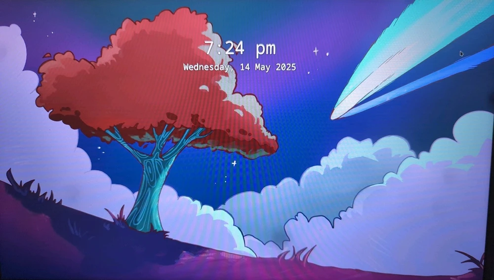 the lockscreen 