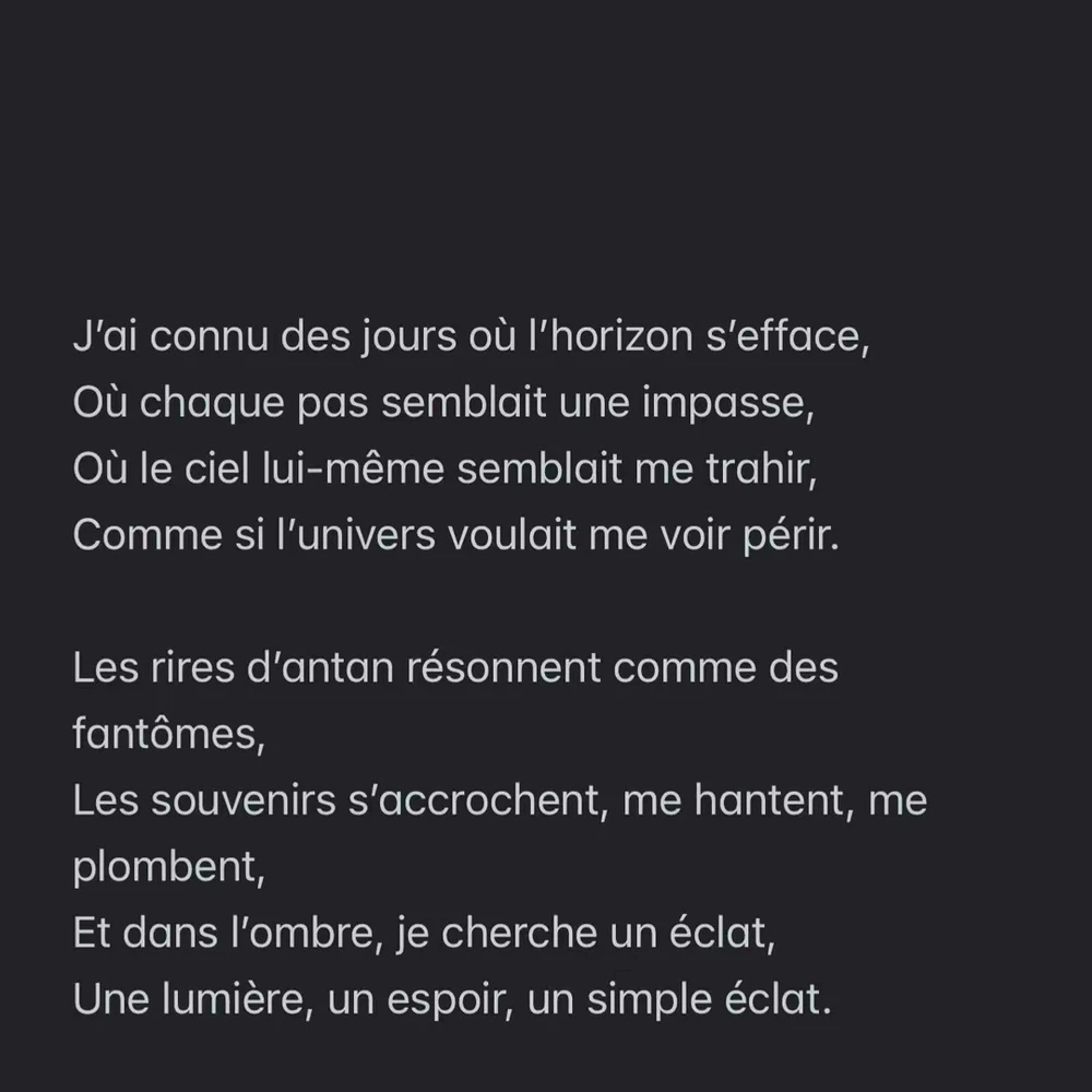 De l’ombre à la lumière, là où l’espoir