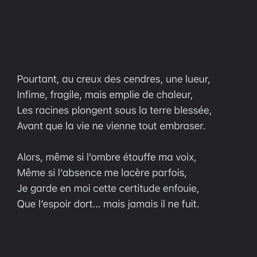 De l’ombre à la lumière, là où l’espoir