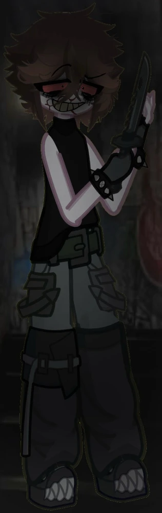 Noname with a knife :3