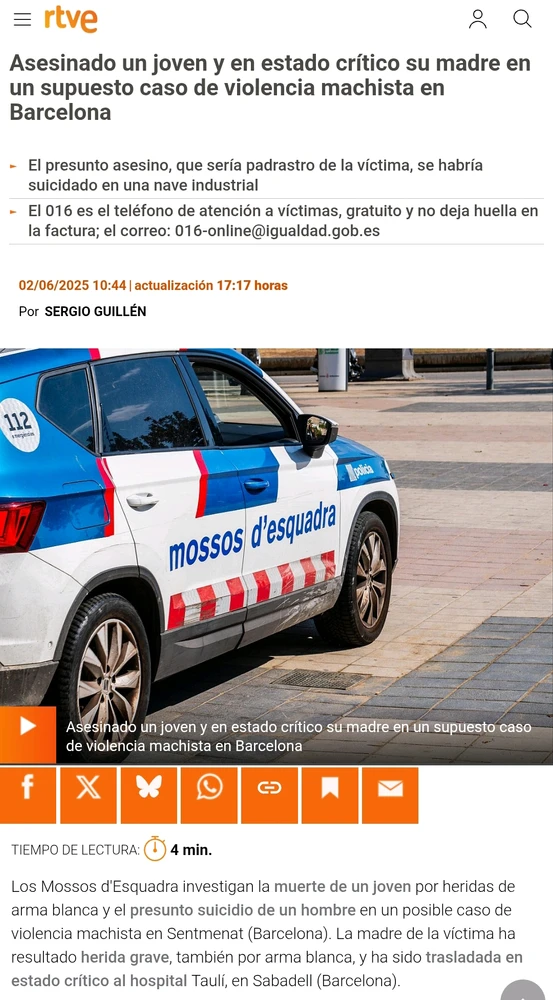 A esto me refiero cuando digo que los hombres somos también asesinados y maltratados por la escoria misógina, misándrica y machista.