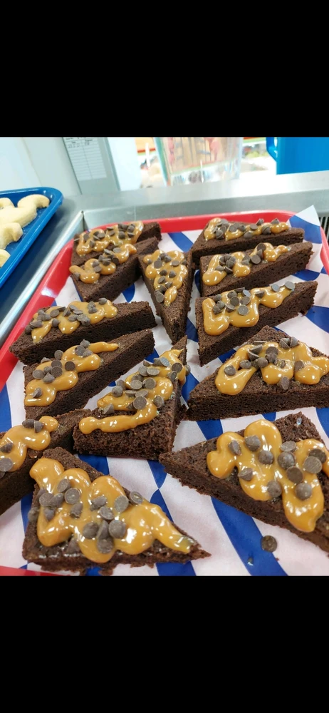 Caramel brownies